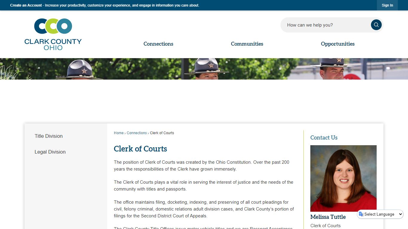 Clerk of Courts - Clark County, Ohio