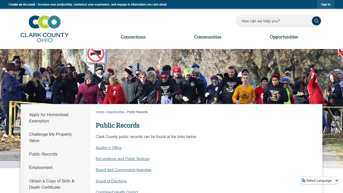 Public Records - Clark County, Ohio